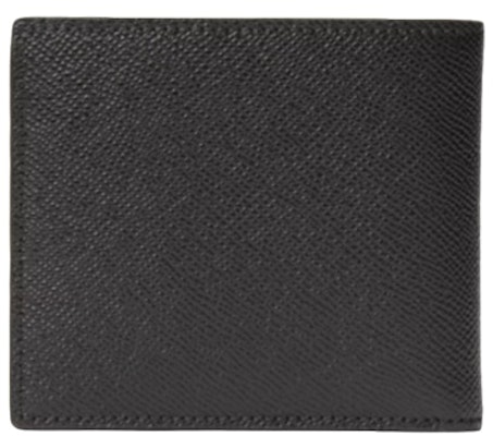 Cartera Bifold de Cuero Negro con Raya Icono de Burberry. Lookbook Cartera Bifold de Cuero Negro con Raya Icono de Burberry.