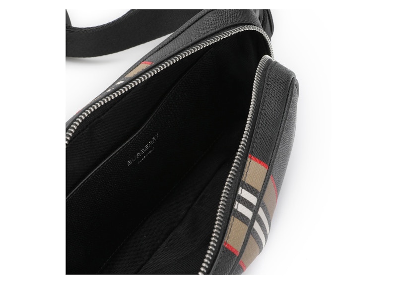 Lookbook 버버리 아이콘 스트라이프 범백 (블랙)
