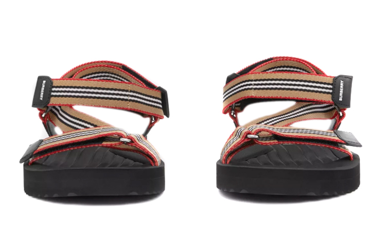 Burberry Icon Stripe Sandals 'Light Camel' 圖 4