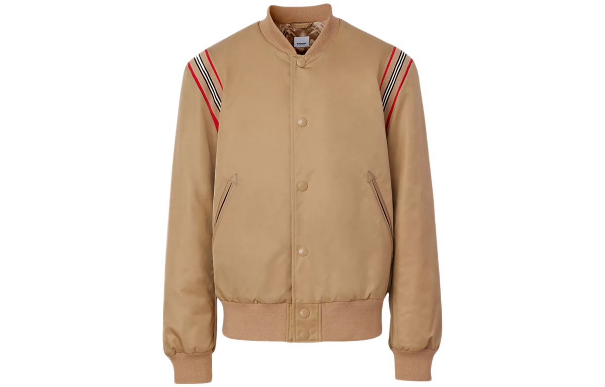 Burberry Iconic Stripe Trim Bomber Jacket 80296051