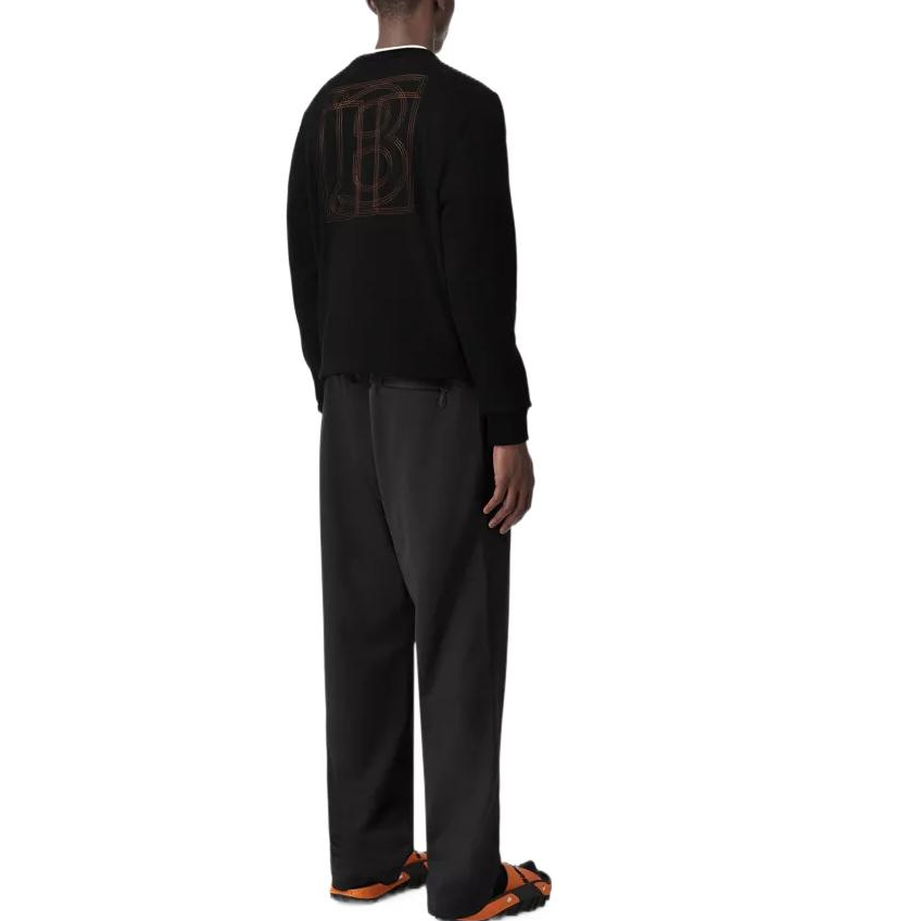 Burberry Interlocking Monogram Pullover Sweatshirt Men’s Black. 80575451 圖 4