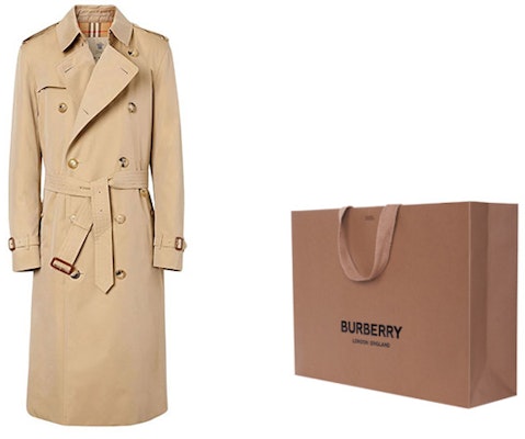 Gabardina Beige Heritage Kensington Doble Botonadura de Burberry. 80458611 Cheap Gabardina Beige Heritage Kensington Doble Botonadura de Burberry. 80458611