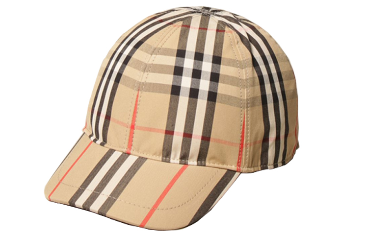 Burberry Kids Classic Check Cotton Baseball Cap 8015737