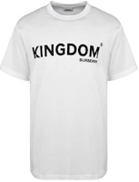 Burberry Kingdom Logo Print Cotton T-Shirt White 80104381 Burberry Kingdom Logo Print Cotton T-Shirt White 80104381