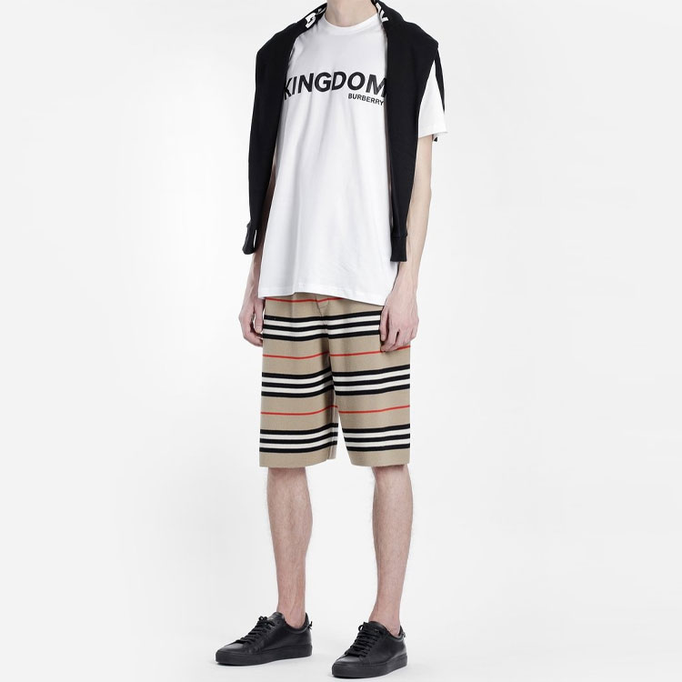 Burberry Kingdom Logo Print Cotton T-Shirt White 80104381 圖 7