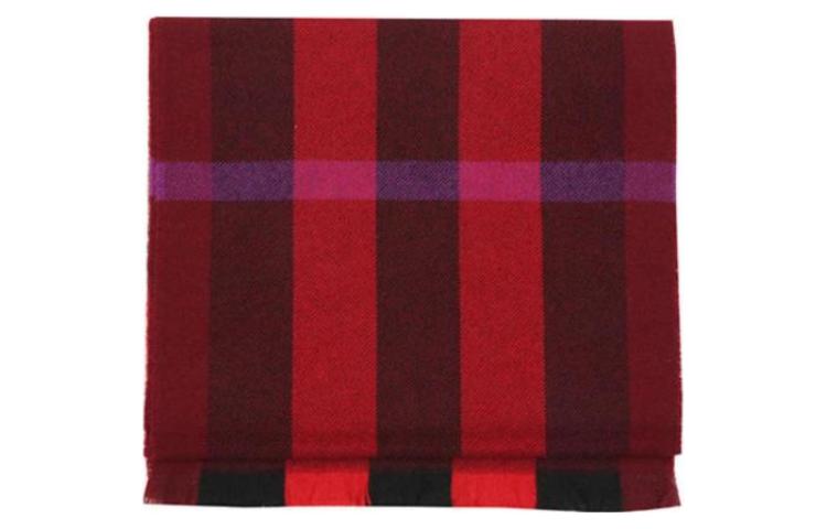 Burberry Knitted Warm Scarf Red Unisex Couple's Style 40802121 圖 2