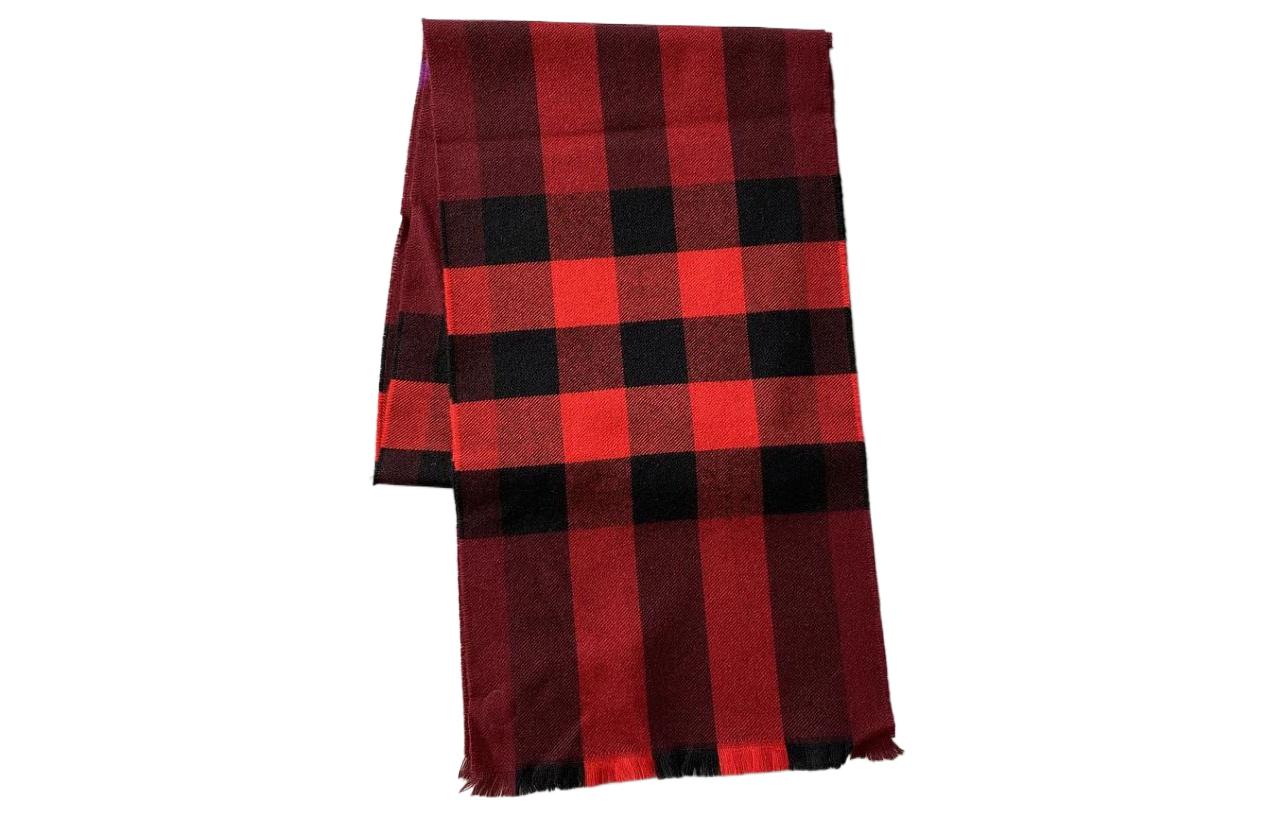 Burberry Knitted Warm Scarf Red Unisex Couple's Style 40802121 圖 3