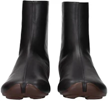 Shop Burberry Leather Ankle Boots 'Black' 80452931