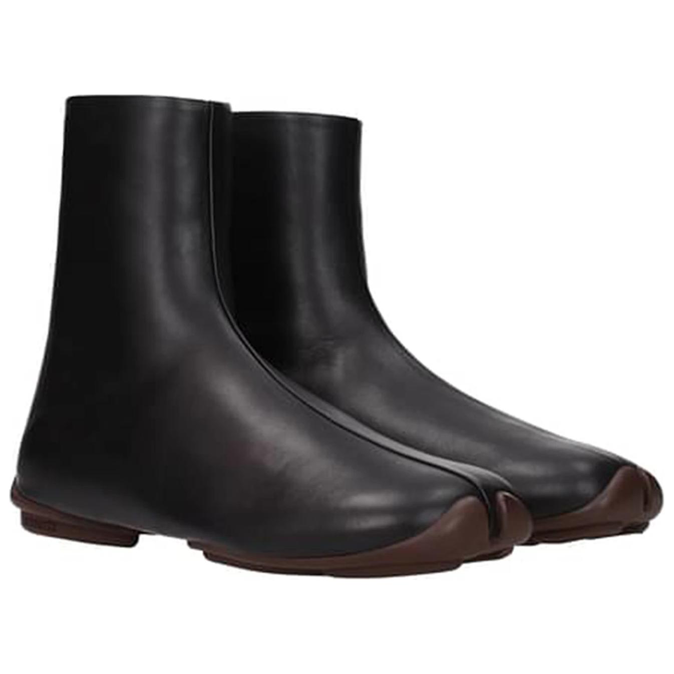 Purchase Burberry Leather Ankle Boots 'Black' 80452931