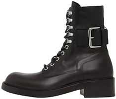 Burberry Leather Ankle Boots with Strap 'Black' 80566951 Burberry Leather Ankle Boots with Strap 'Black' 80566951