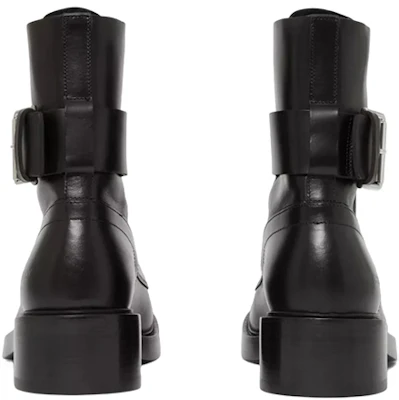 Burberry Leather Ankle Boots with Strap 'Black' 80566951 Shop Burberry Leather Ankle Boots with Strap 'Black' 80566951