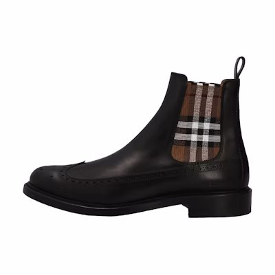 Burberry Leather Chelsea Boot 'Black Fashion'