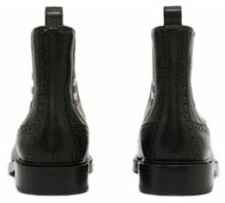버버리 가죽 첼시 부츠 (블랙) 80527601 Purchase 버버리 가죽 첼시 부츠 (블랙) 80527601