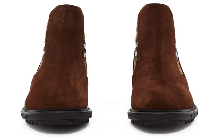 Burberry Leather Chelsea Boot 'Brown' 圖 3