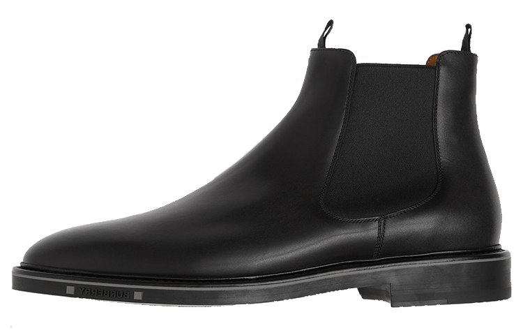 Burberry Leather Chelsea Boot 'Logo Black' 80361691