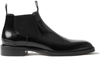 博柏利 小牛皮 圓頭 套腳 短筒 切爾西靴 男款 黑色 Order 博柏利 小牛皮 圓頭 套腳 短筒 切爾西靴 男款 黑色