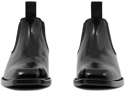 버버리 블랙 레더 첼시 부츠 80753671 Lookbook 버버리 블랙 레더 첼시 부츠 80753671