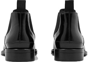 博柏利 小牛皮 圓頭 套腳 短筒 切爾西靴 男款 黑色 Shop 博柏利 小牛皮 圓頭 套腳 短筒 切爾西靴 男款 黑色