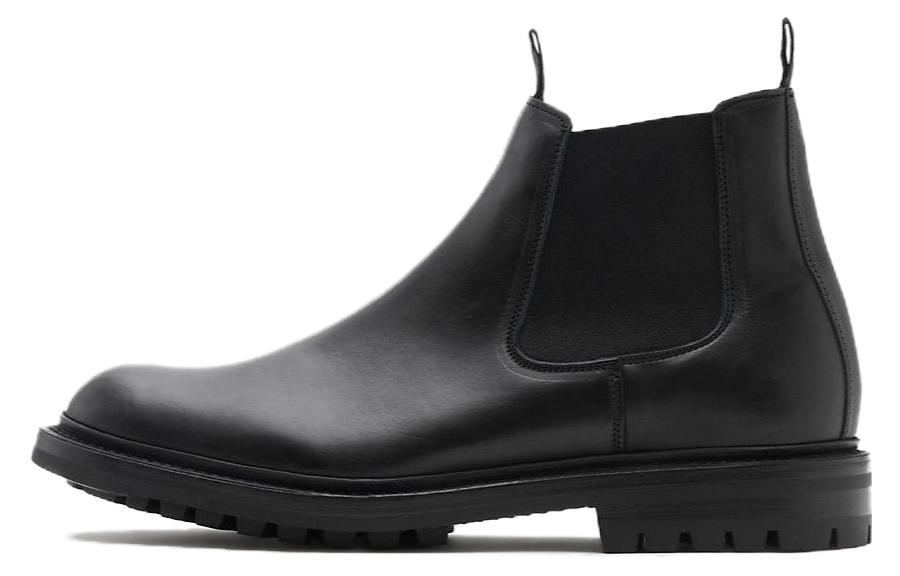 Burberry Leather Chelsea Boots 'Black' 80757831