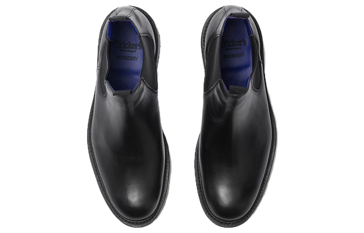 Lookbook Botas Chelsea de Cuero Burberry 'Negro' 80757831