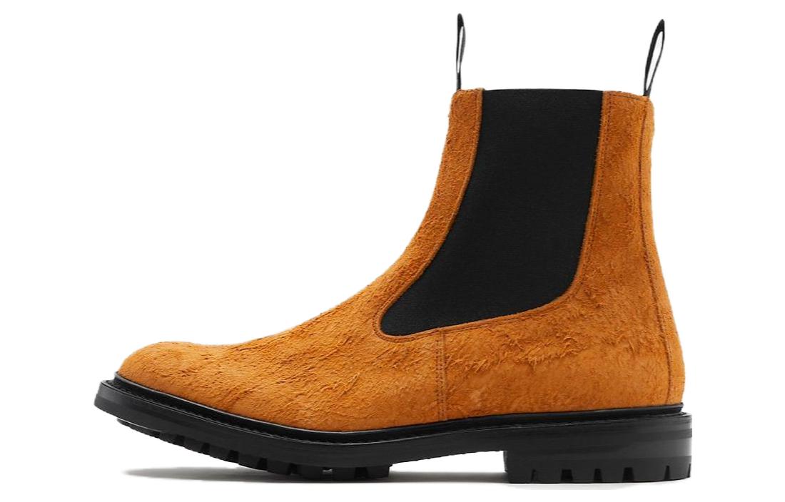 Burberry Leather Dee Chelsea Boots 'Caramel' 80757821