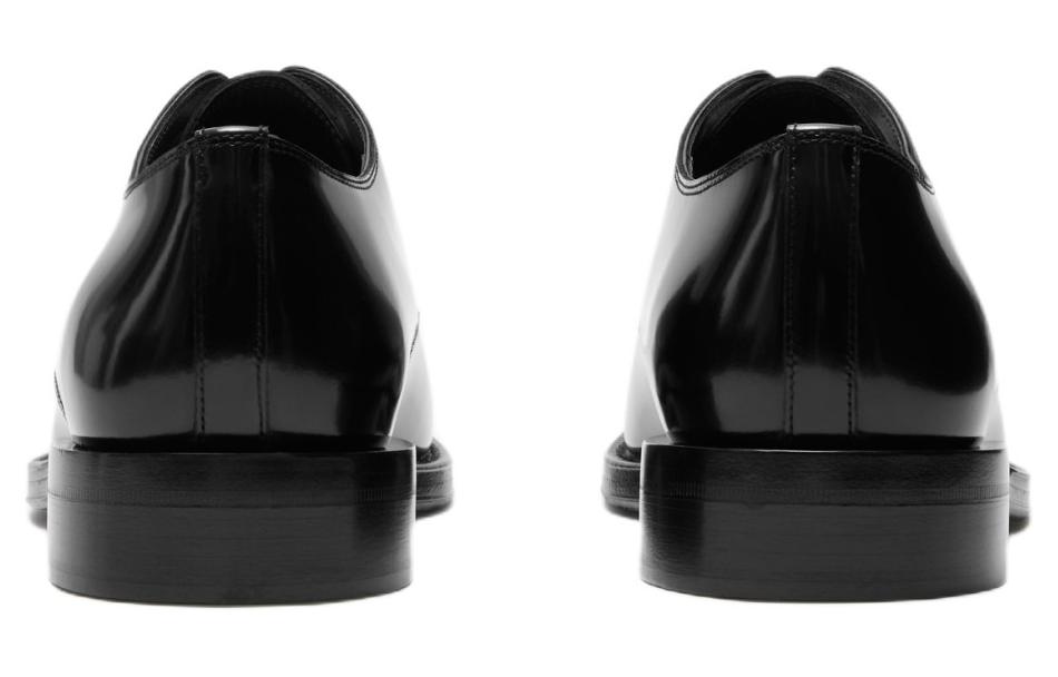 Burberry Leather Dress Shoes 'Black CMFT' 圖 5