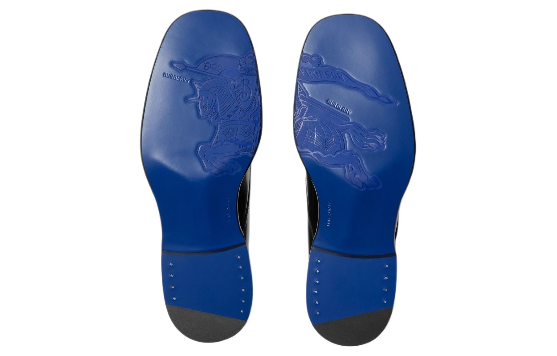 Burberry Leather Dress Shoes 'Black CMFT' 圖 6