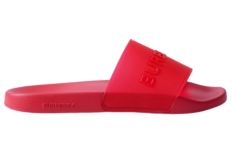 Burberry Leather Flat Slider 'Logo Red' 圖 2