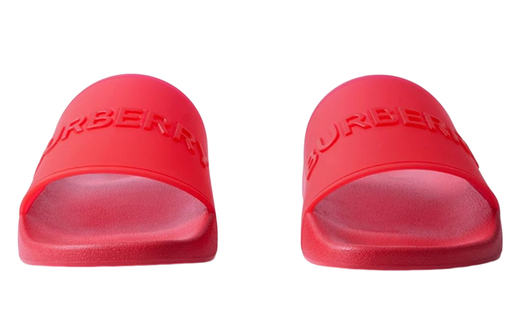 Burberry Leather Flat Slider 'Logo Red' 圖 3