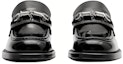 Shop Loafer Kulit Burberry 'Keselesaan Hitam' 80801031