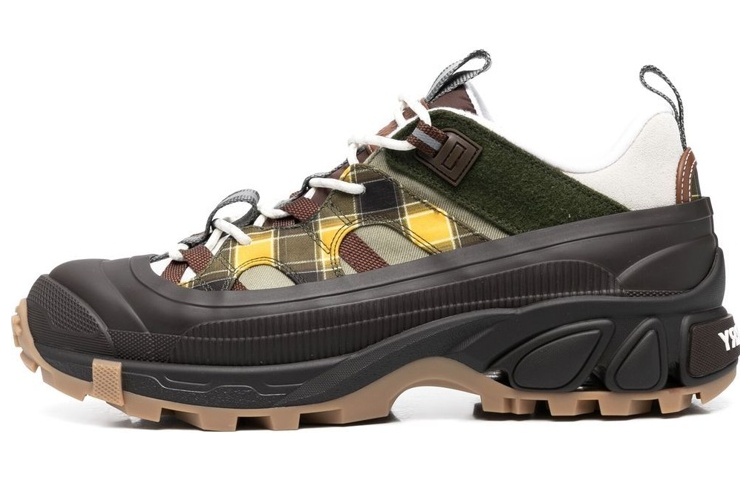 Burberry Leather Low-Top 'Black Green'