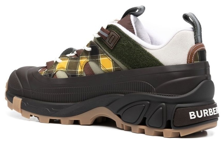 Burberry Leather Low-Top 'Black Green' 圖 3