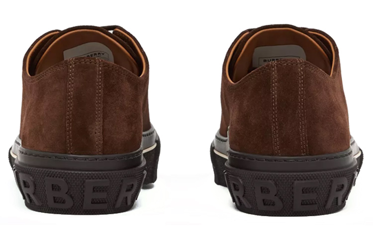 Burberry Leather Low-Top 'Deep Brown' 圖 4