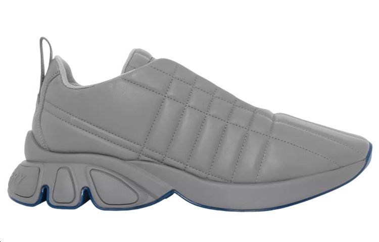 Burberry Leather Low-Top 'Grey' 圖 2