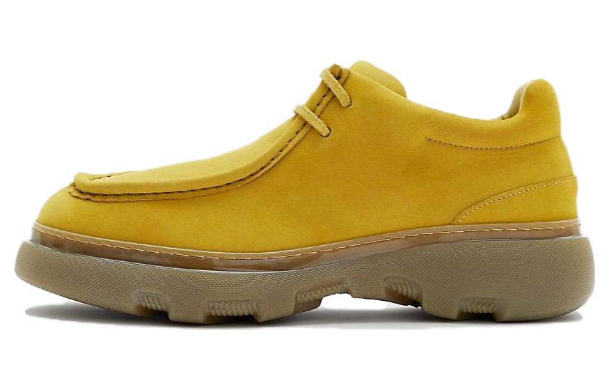 Burberry Leather Low-Top 'Yellow' 80745361