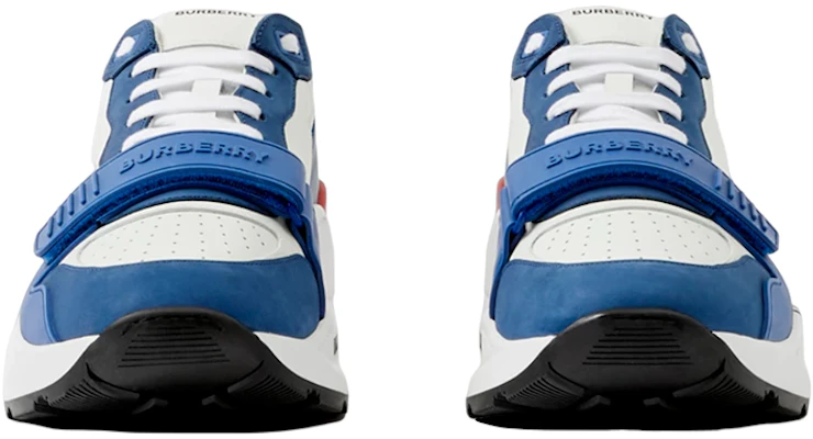 Zapatillas Burberry de Cuero Bajas 'Estampado de Logo Azul' 80654391 Shop Zapatillas Burberry de Cuero Bajas 'Estampado de Logo Azul' 80654391