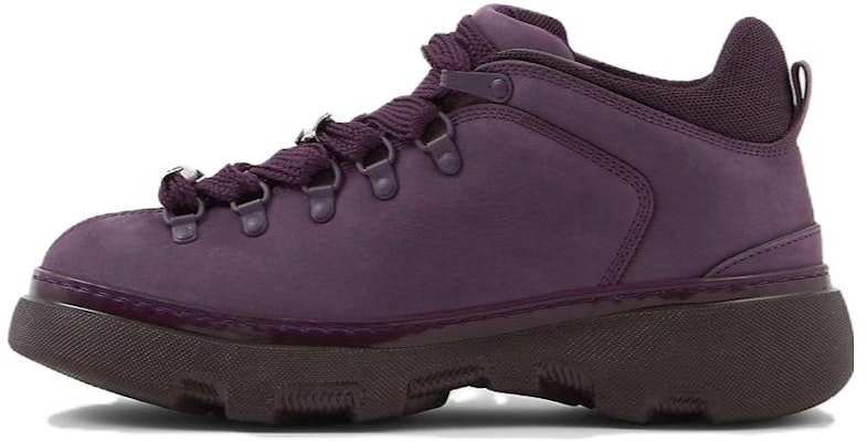 Burberry Leather Low Top 'Purple Red' 80745751 Buy Burberry Leather Low Top 'Purple Red' 80745751