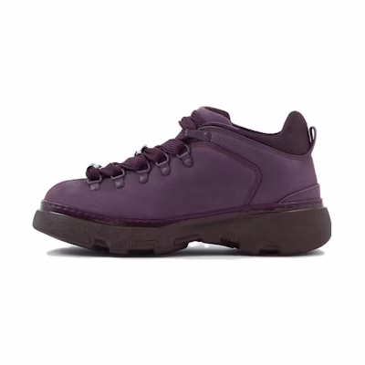 Burberry Leather Low Top 'Purple Red'