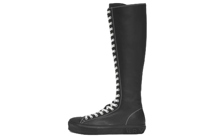 Burberry Leather Over-the-Knee Boots 'Black' 80482001