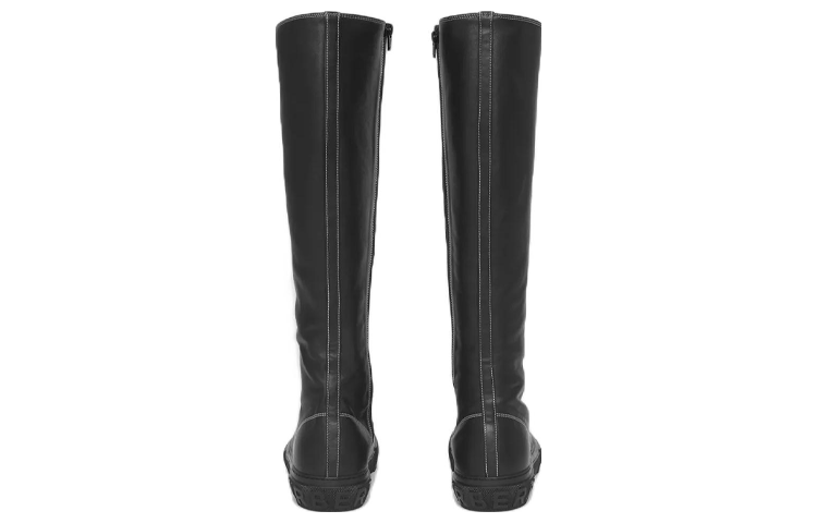Burberry Leather Over-the-Knee Boots 'Black' 圖 4