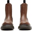 Lookbook Burberry But Kulit Hujung Bulat Chelsea 'Coklat' 80820641