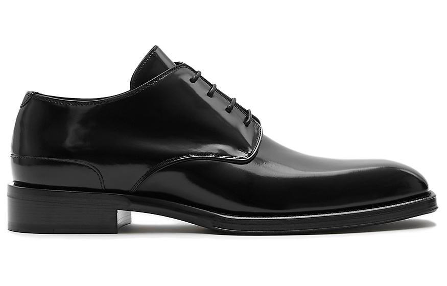 Order Burberry Kasut Kulit Hujung Bulat Bertali 'Kasut Hitam Formal' 80753731