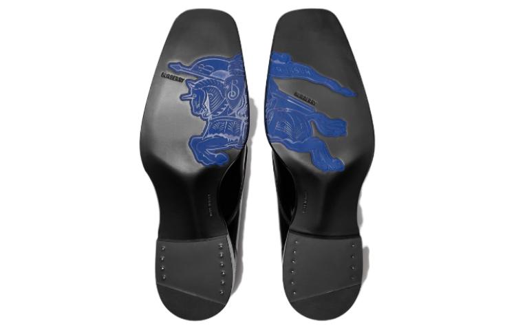 Details for Burberry Kasut Kulit Hujung Bulat Bertali 'Kasut Hitam Formal' 80753731