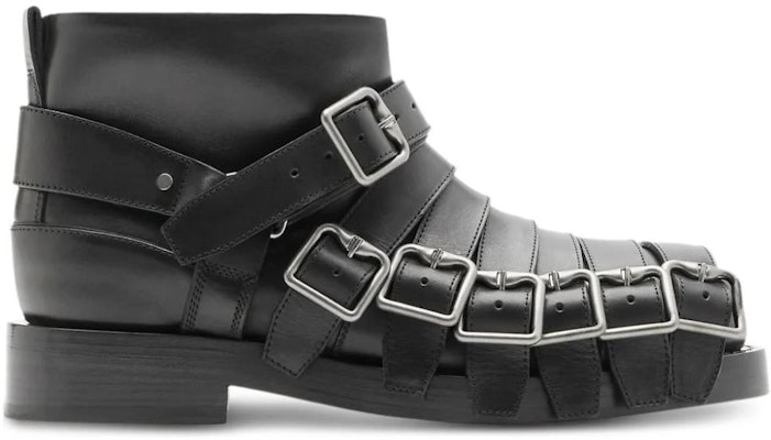 バーバリー レザー ラウンドトゥ アンクルブーツ (黒) 80748081 Order バーバリー レザー ラウンドトゥ アンクルブーツ (黒) 80748081