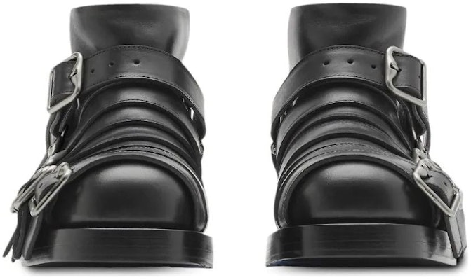 バーバリー レザー ラウンドトゥ アンクルブーツ (黒) 80748081 Lookbook バーバリー レザー ラウンドトゥ アンクルブーツ (黒) 80748081