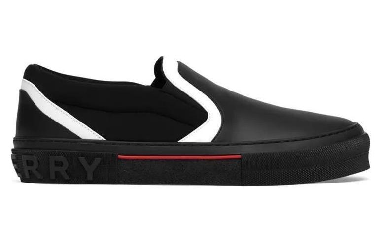 Burberry Leather Slip-On Low 'Black Fashion' 圖 2