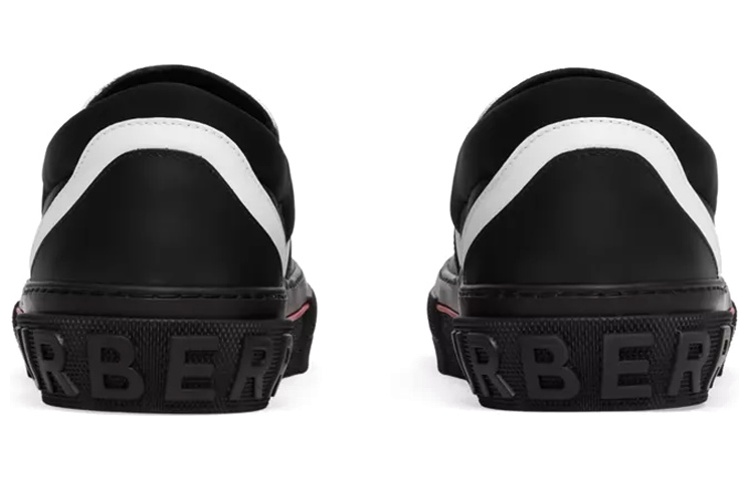 Burberry Leather Slip-On Low 'Black Fashion' 圖 4
