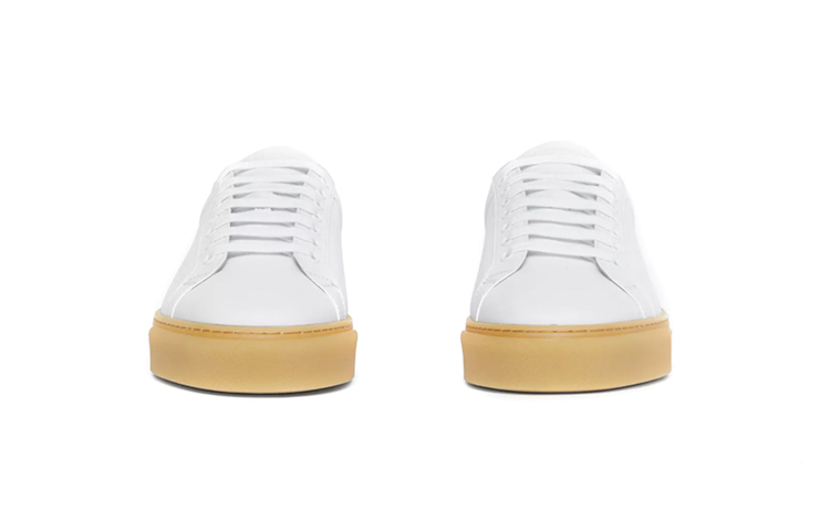 Burberry Leather Sneaker 'Amber White' 圖 3