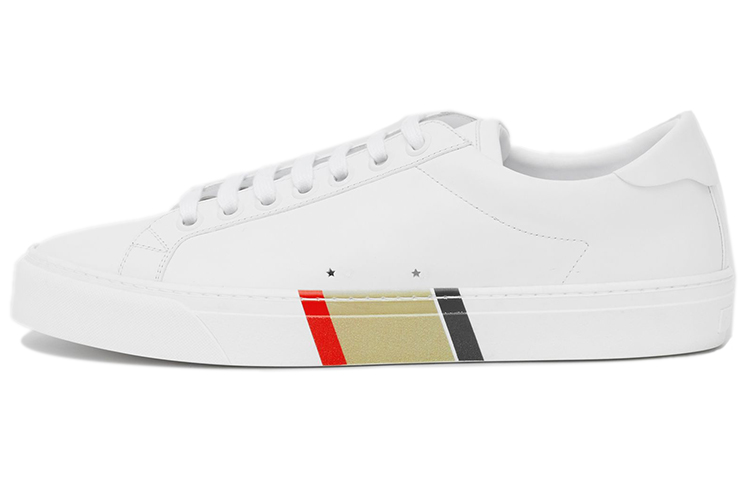 Buy Burberry Leather Sneakers 'Bio-Based Sole - Optic White' 80311701