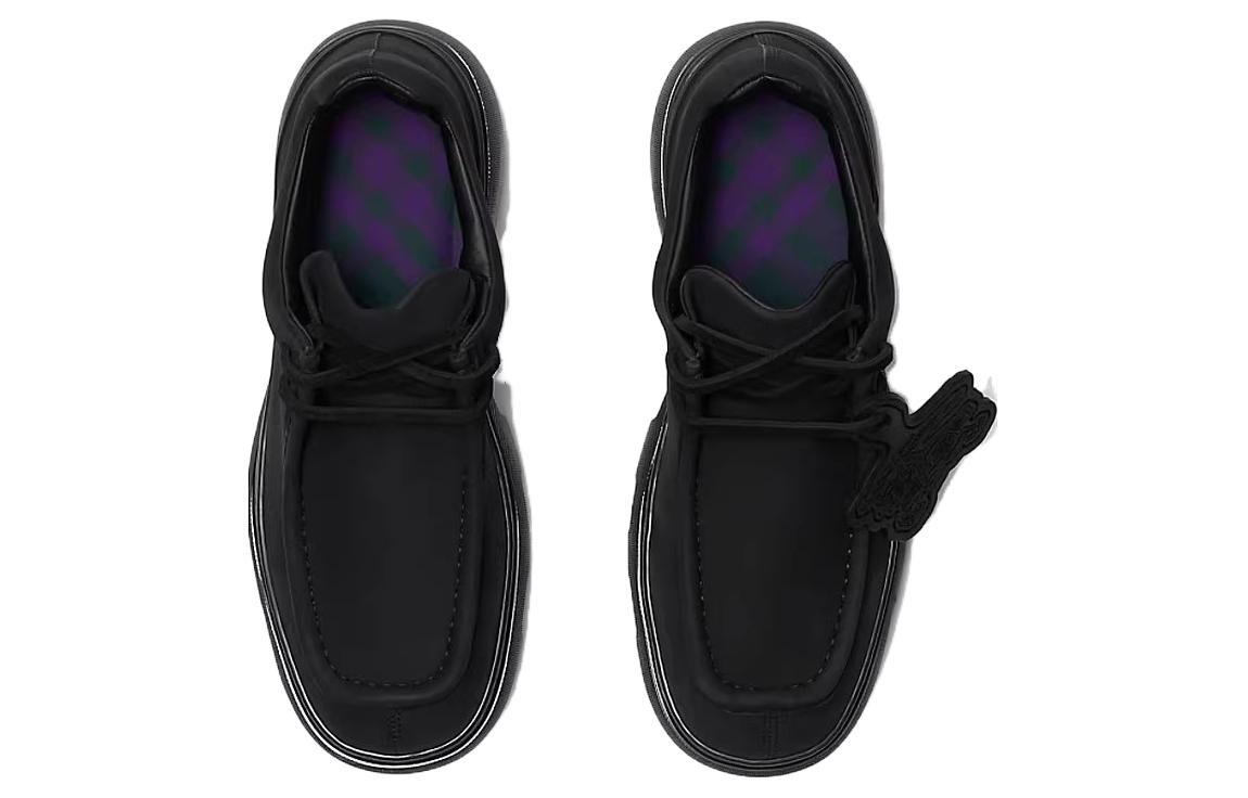 Burberry Leather Sneakers 'Black CMFT' 圖 4